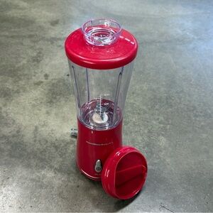 Hamilton Beach 51101R Single Serve Blender Red Personal Smoothie Shake Mixer